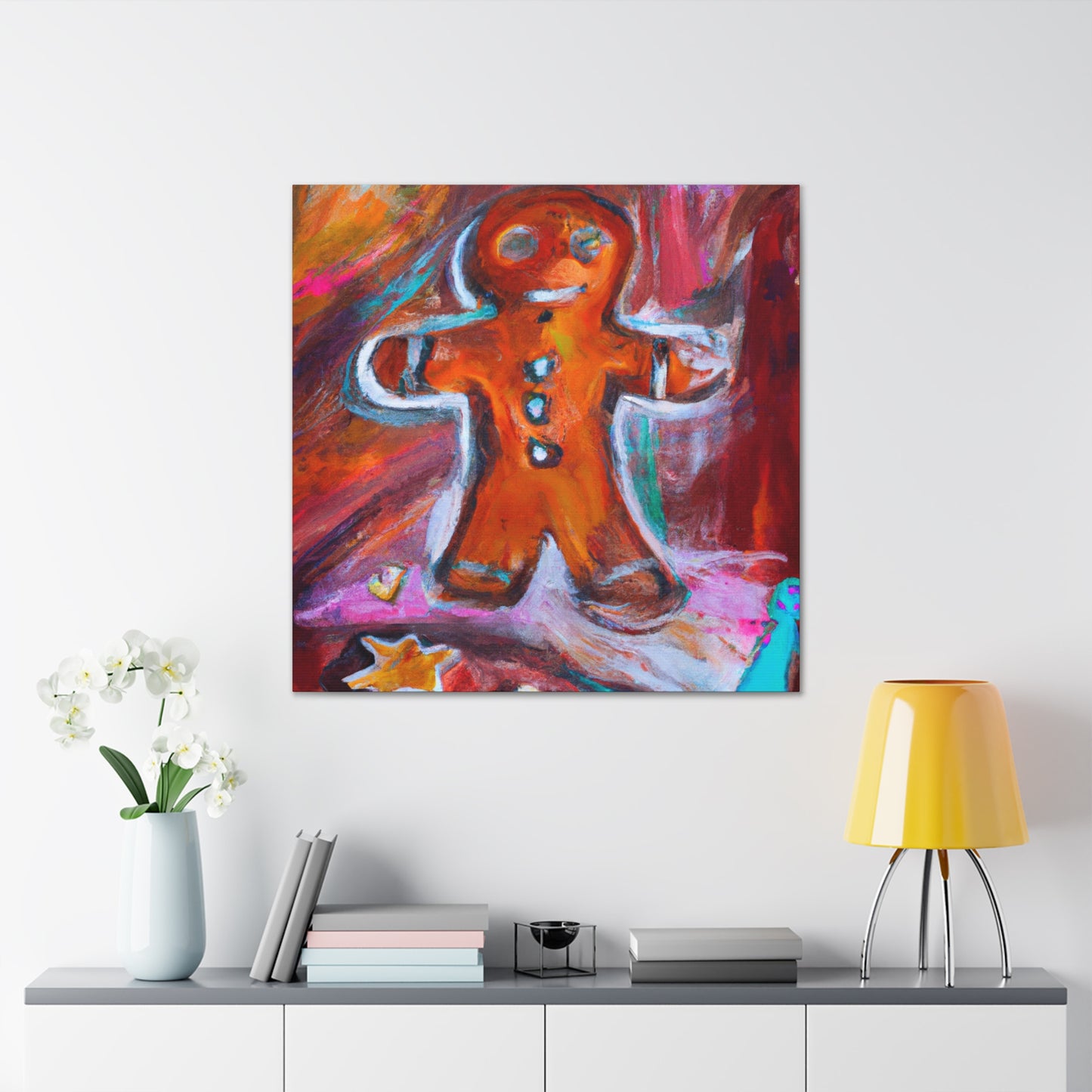 Gingerbread Man Realism - Canvas