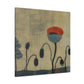 "Poppies in Abstraction" - Canvas