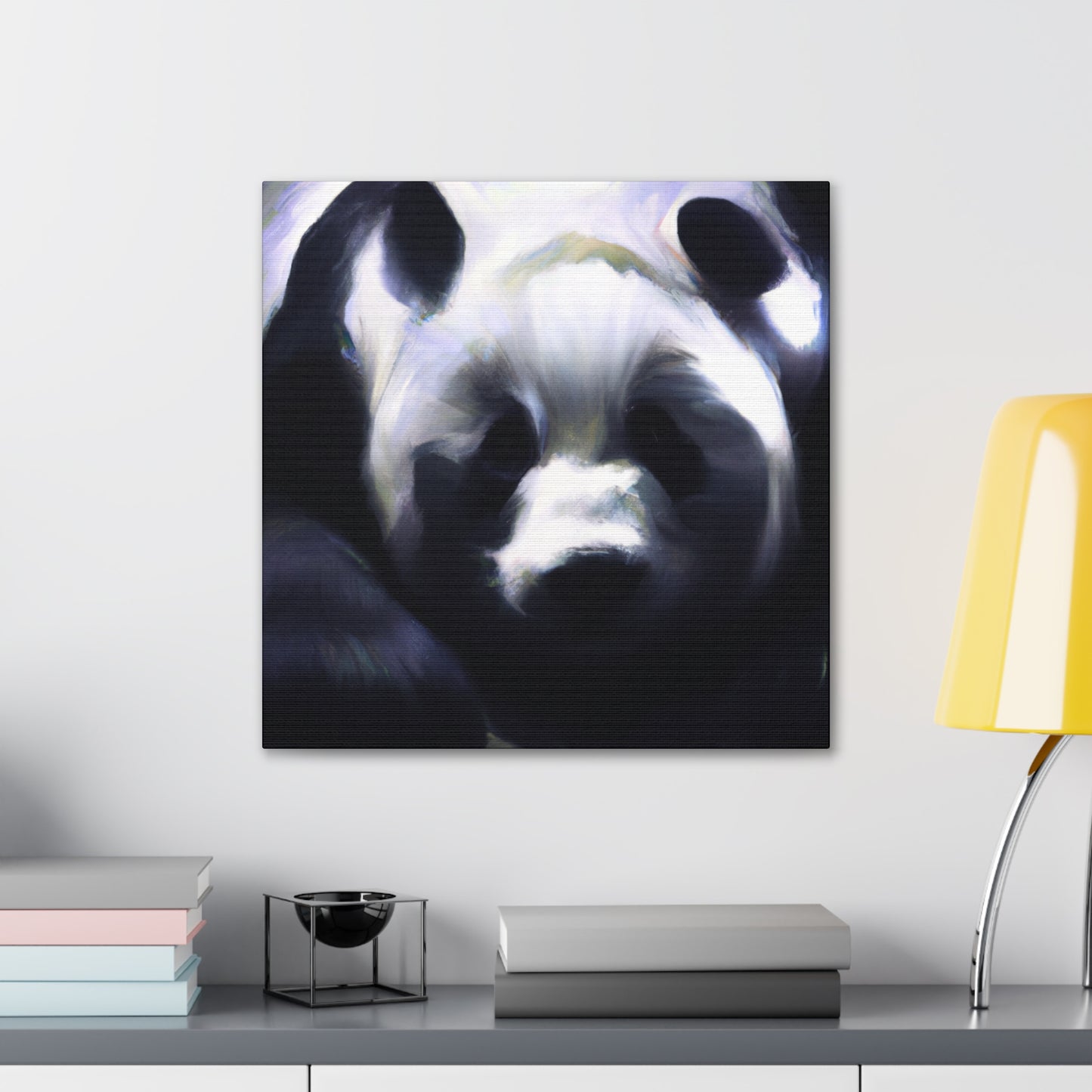 "Panda in the Neon" - Canvas