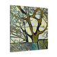 "Elm at Dusk Painting" - Canvas