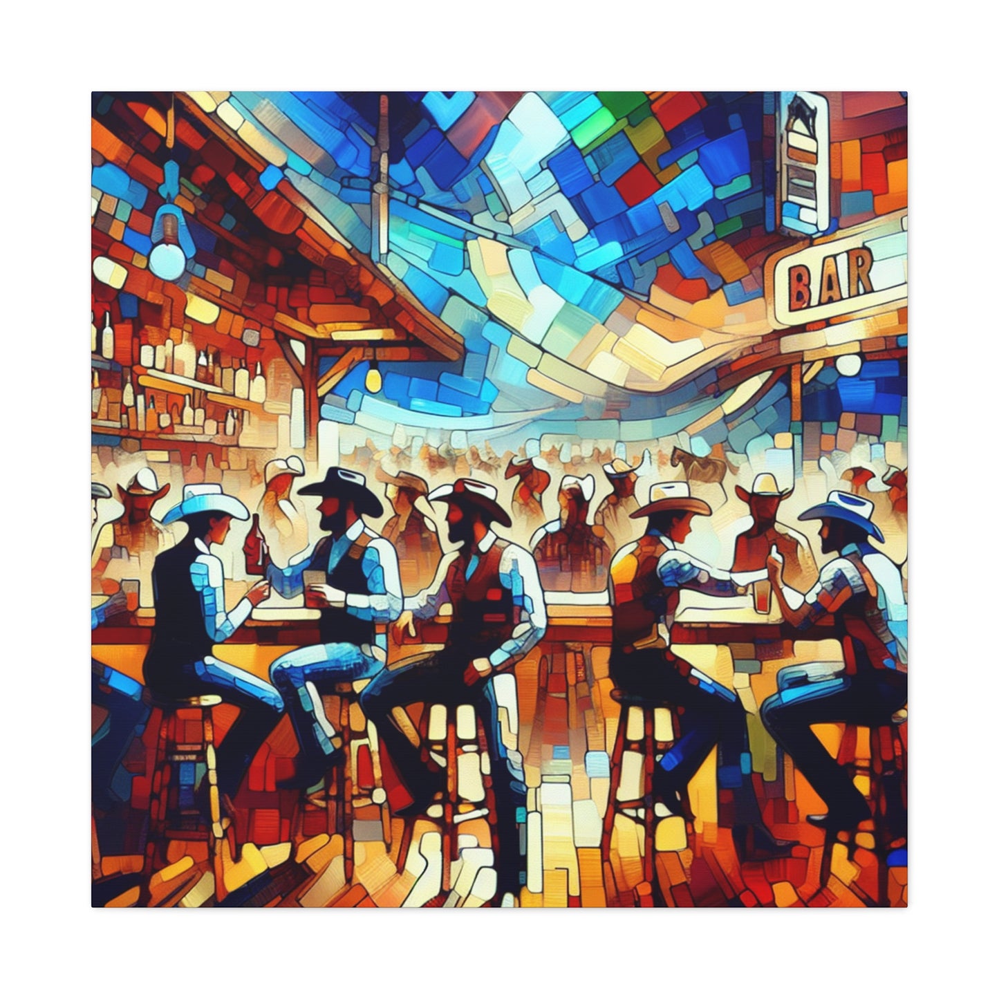 Rodeo Reflections - Canvas