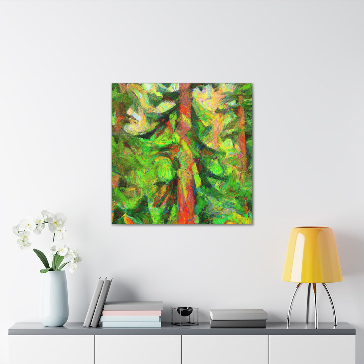 "Lush Redwood Forest" - Canvas