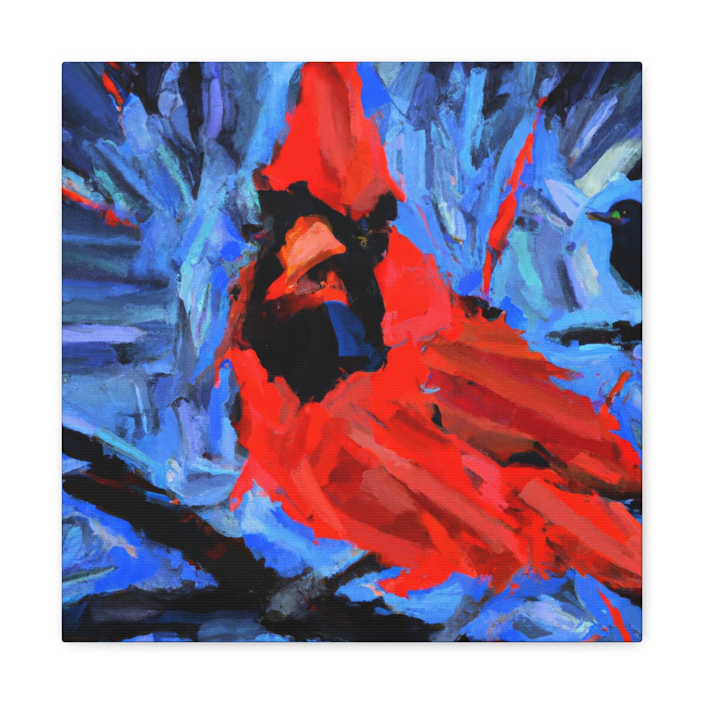 The Cardinal's Brilliance - Canvas