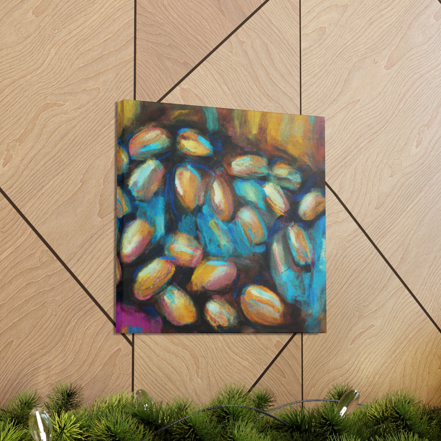 Coffee Beans in Fauve - Canvas