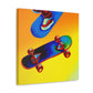 Skateboarding Hyperrealism - Canvas