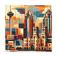 "Vibrant City Rhythms" - Canvas