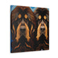 Fearsome Tibetan Mastiff - Canvas