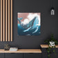 Humpback Whale Collage - Canvas