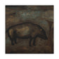 "Warthog in Turbulence" - Canvas