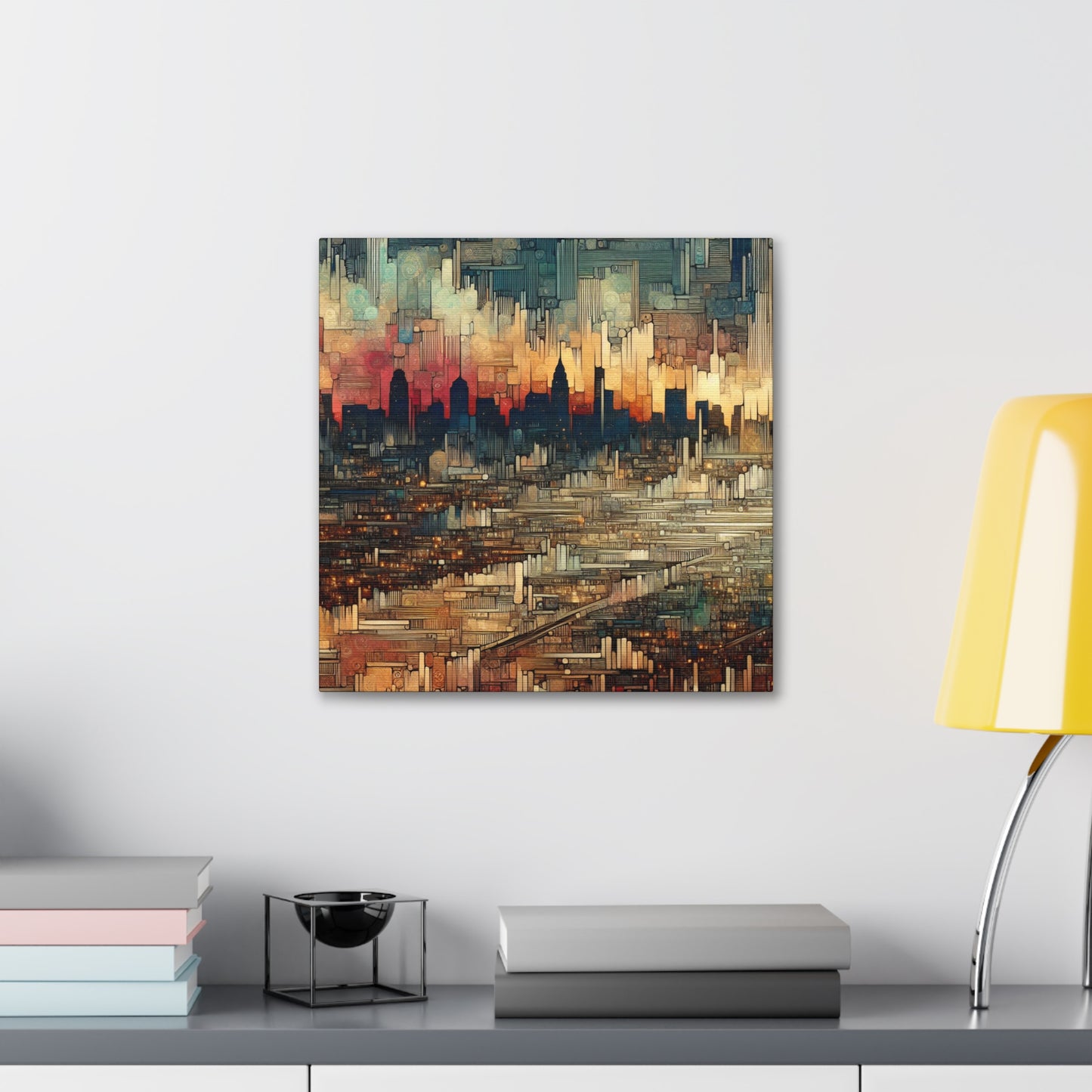 "Midnight Urban Symphony" - Canvas