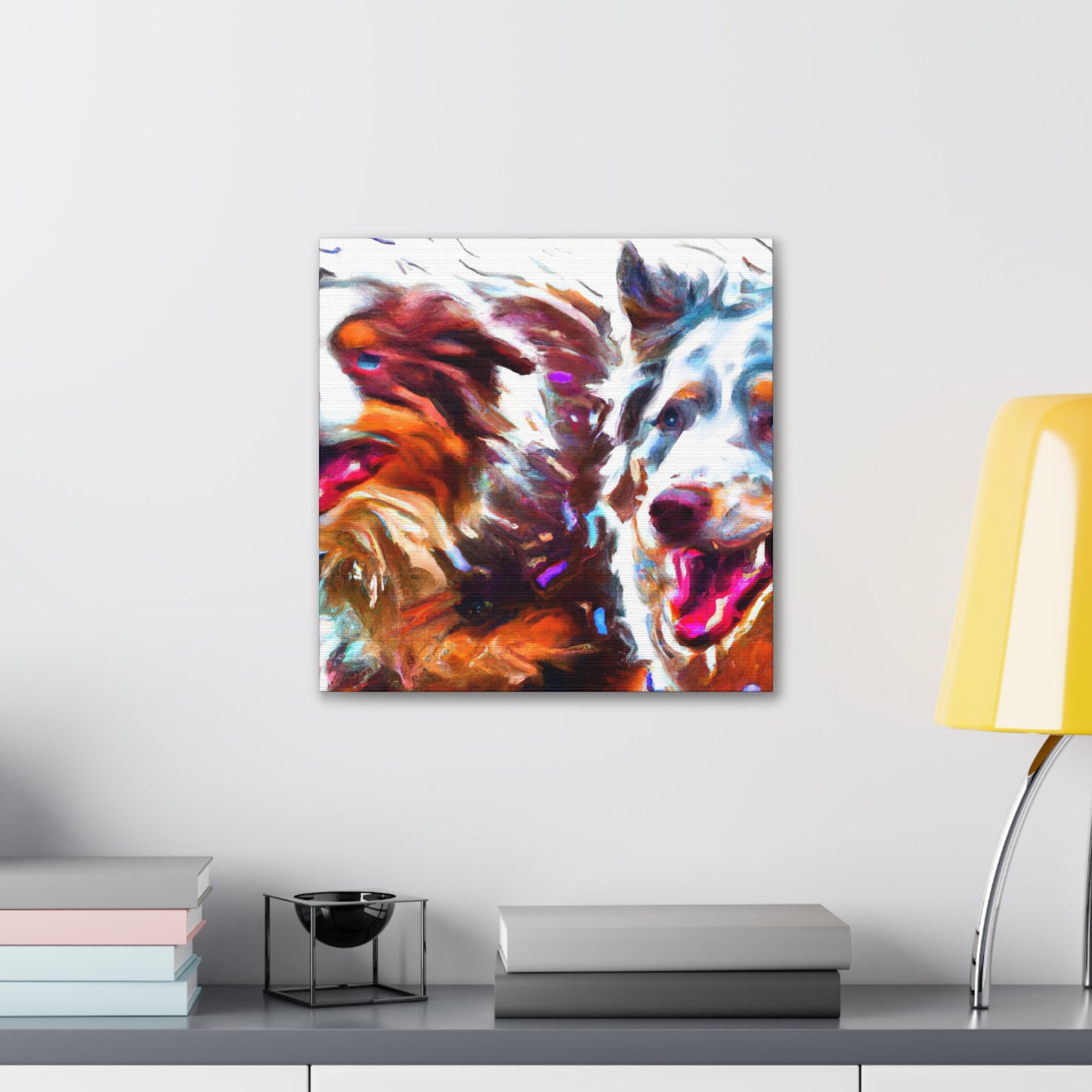 "Loyal Shepherd Abstraction" - Canvas