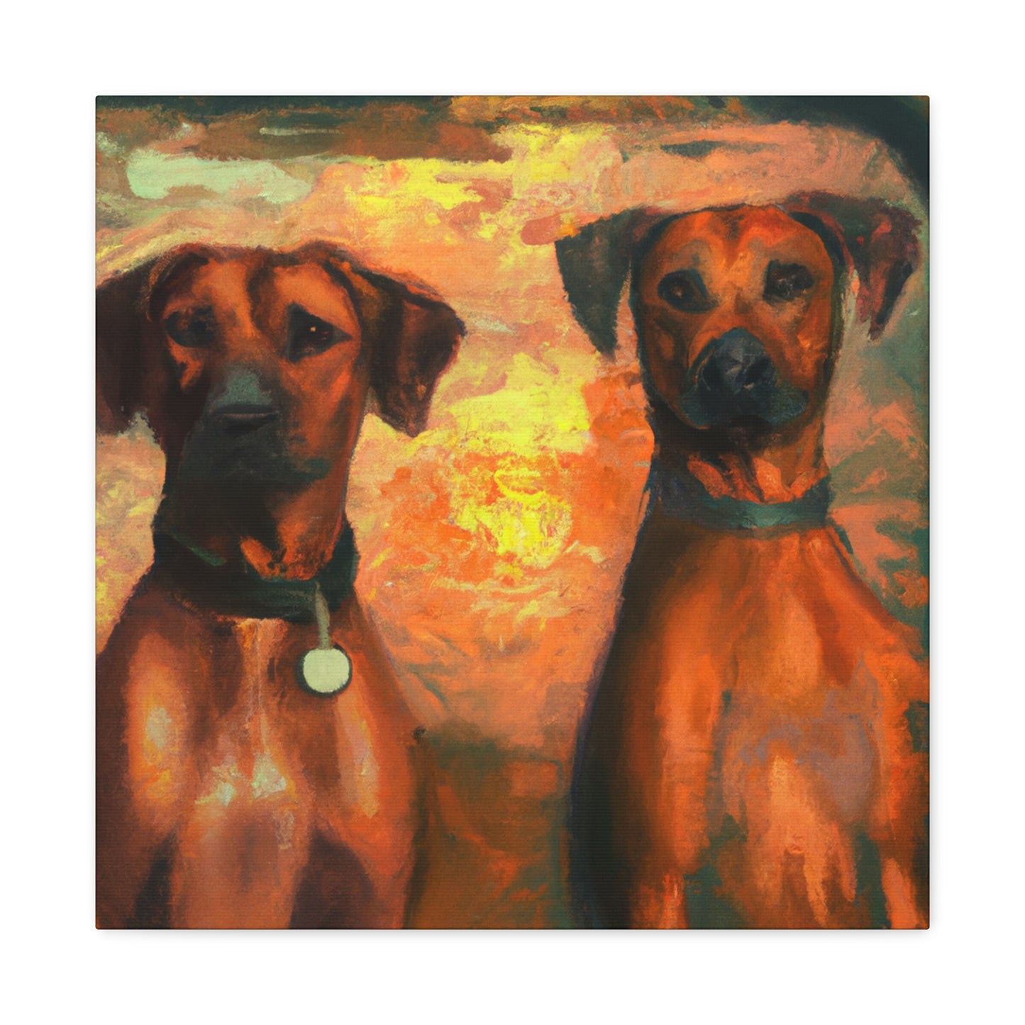 "Ridgeback in Surrealism" - Canvas