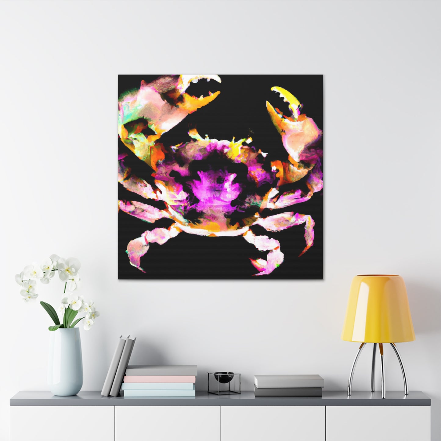 Crab's Colorful Dance - Canvas