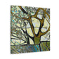 "Elm at Dusk Painting" - Canvas