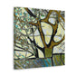 "Elm at Dusk Painting" - Canvas