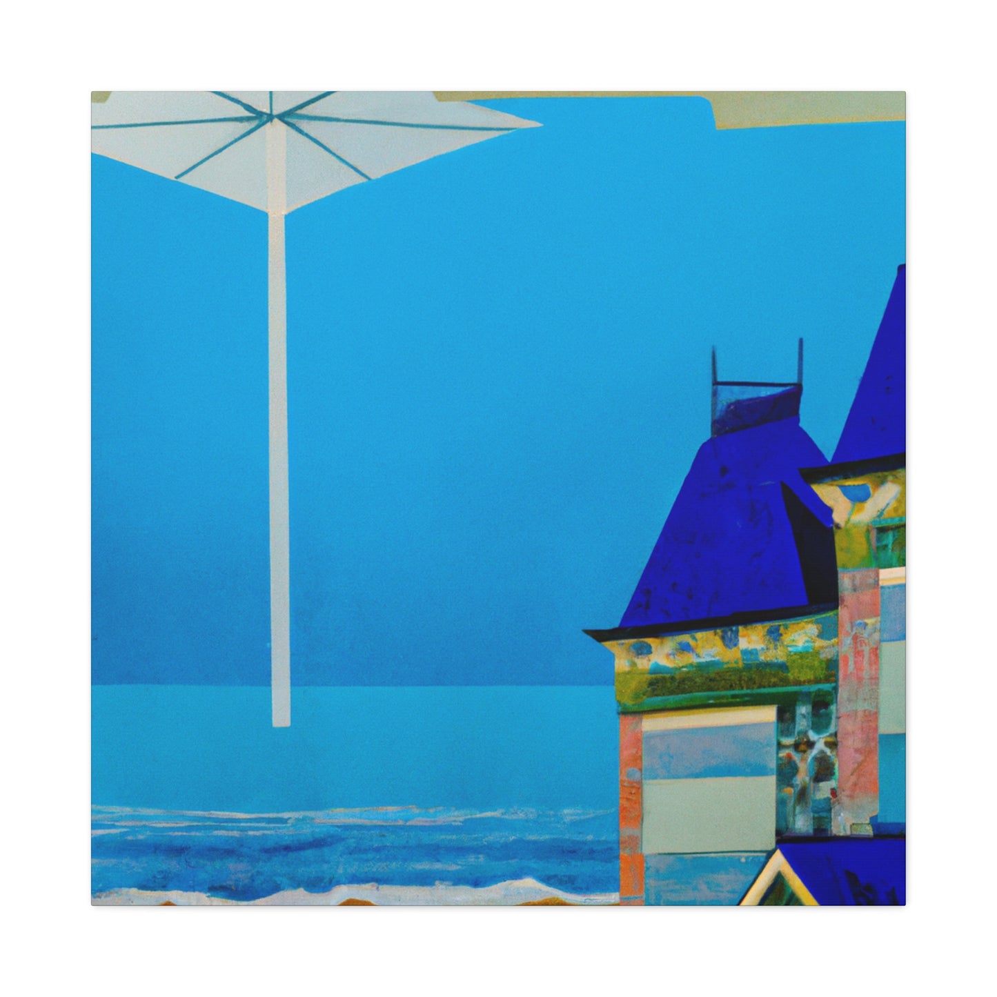 "Beach Cottages Dreaming" - Canvas