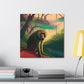 Baboon in Neon Hues - Canvas