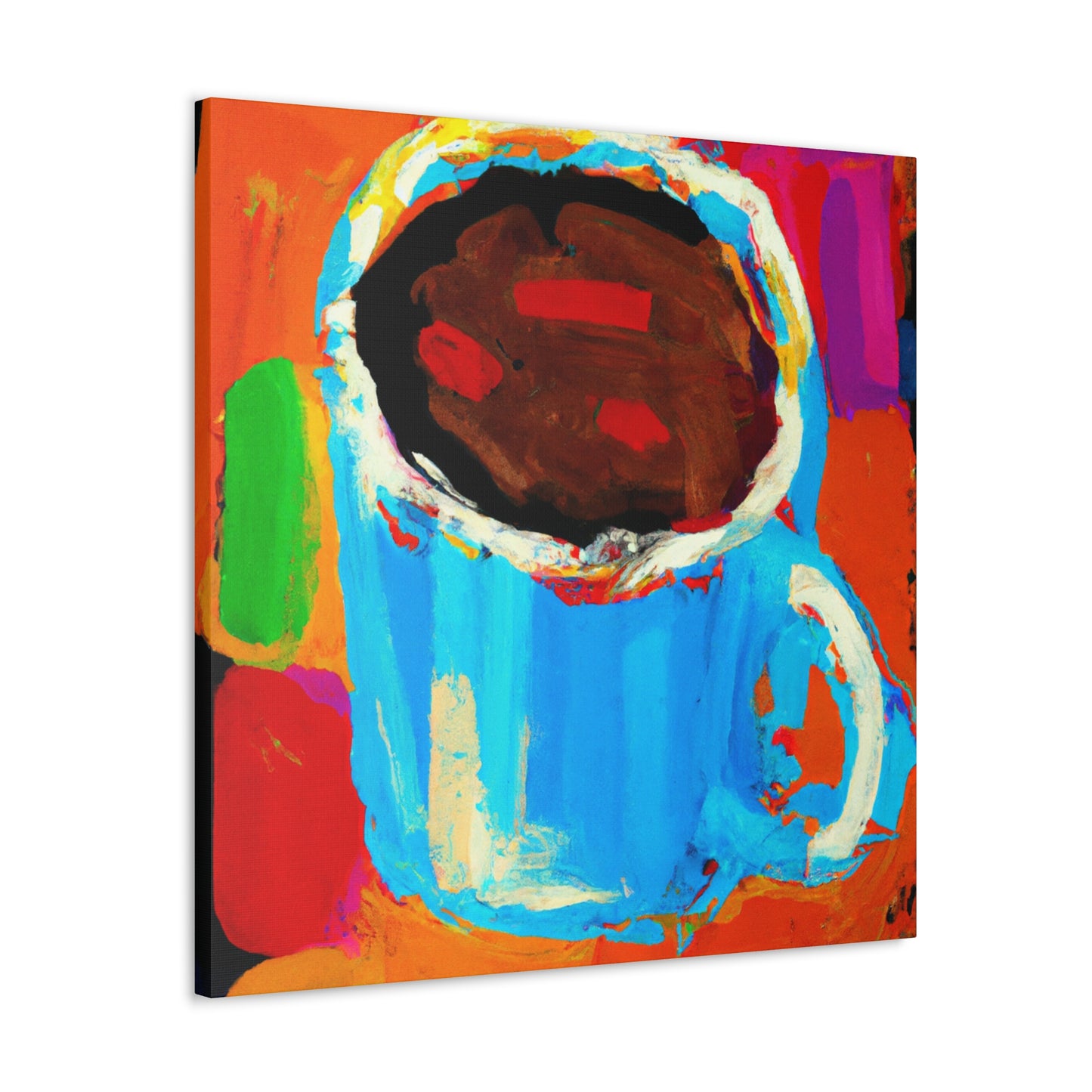 Cup of Coffee Joy - Canvas