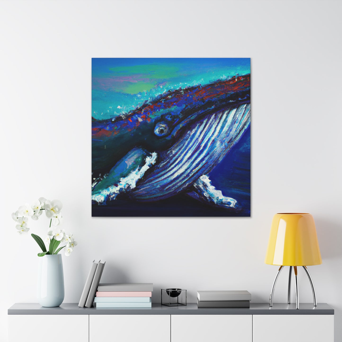 Humpback Whale Beauty. - Canvas