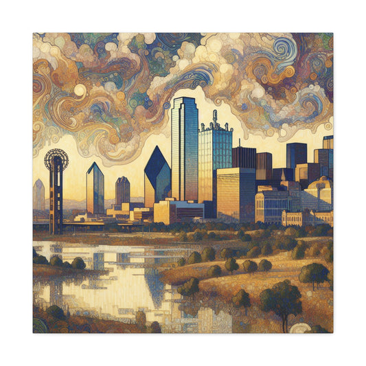 "Enchanting Dallas Serenade" - Canvas