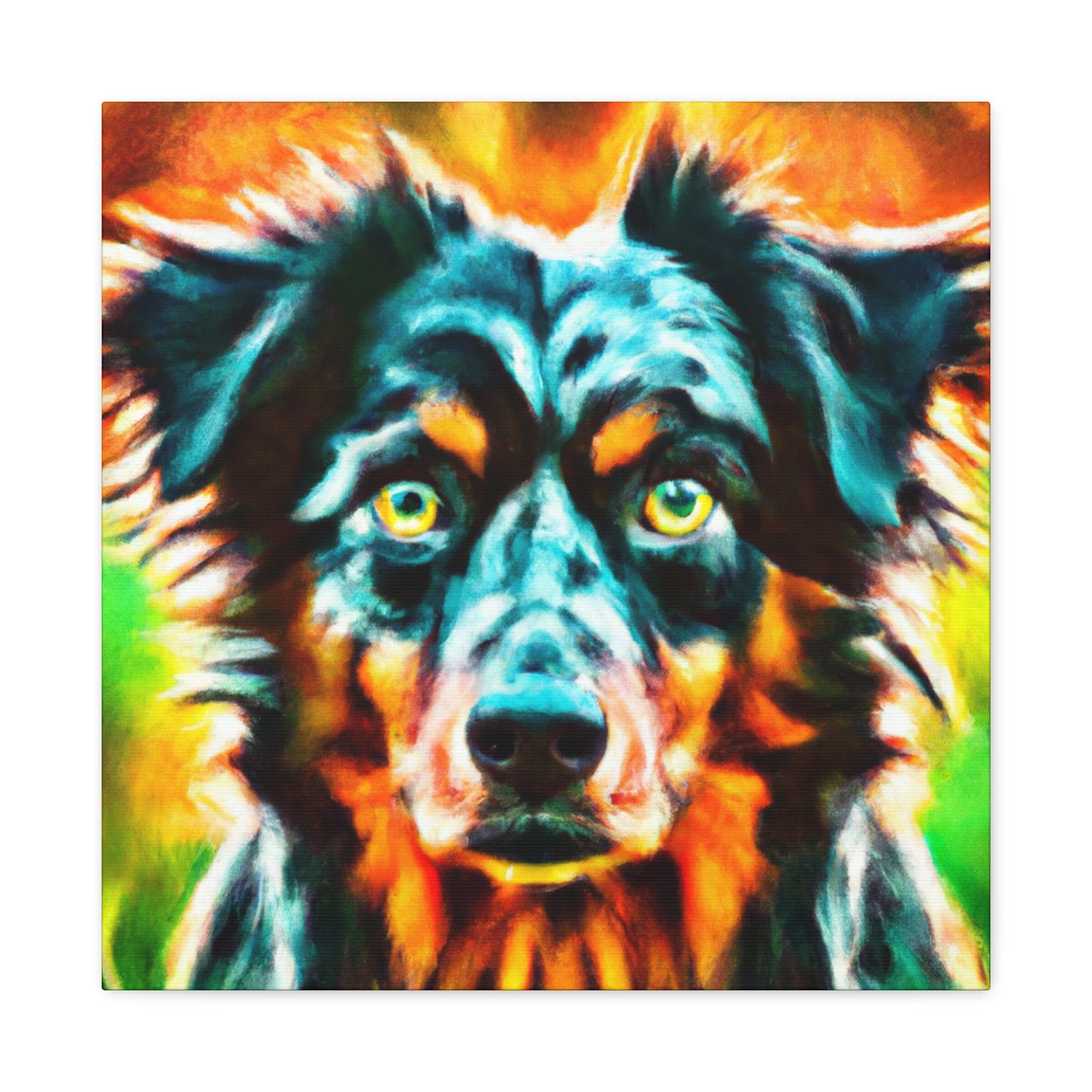 Glamorous Aussie Shepherd - Canvas