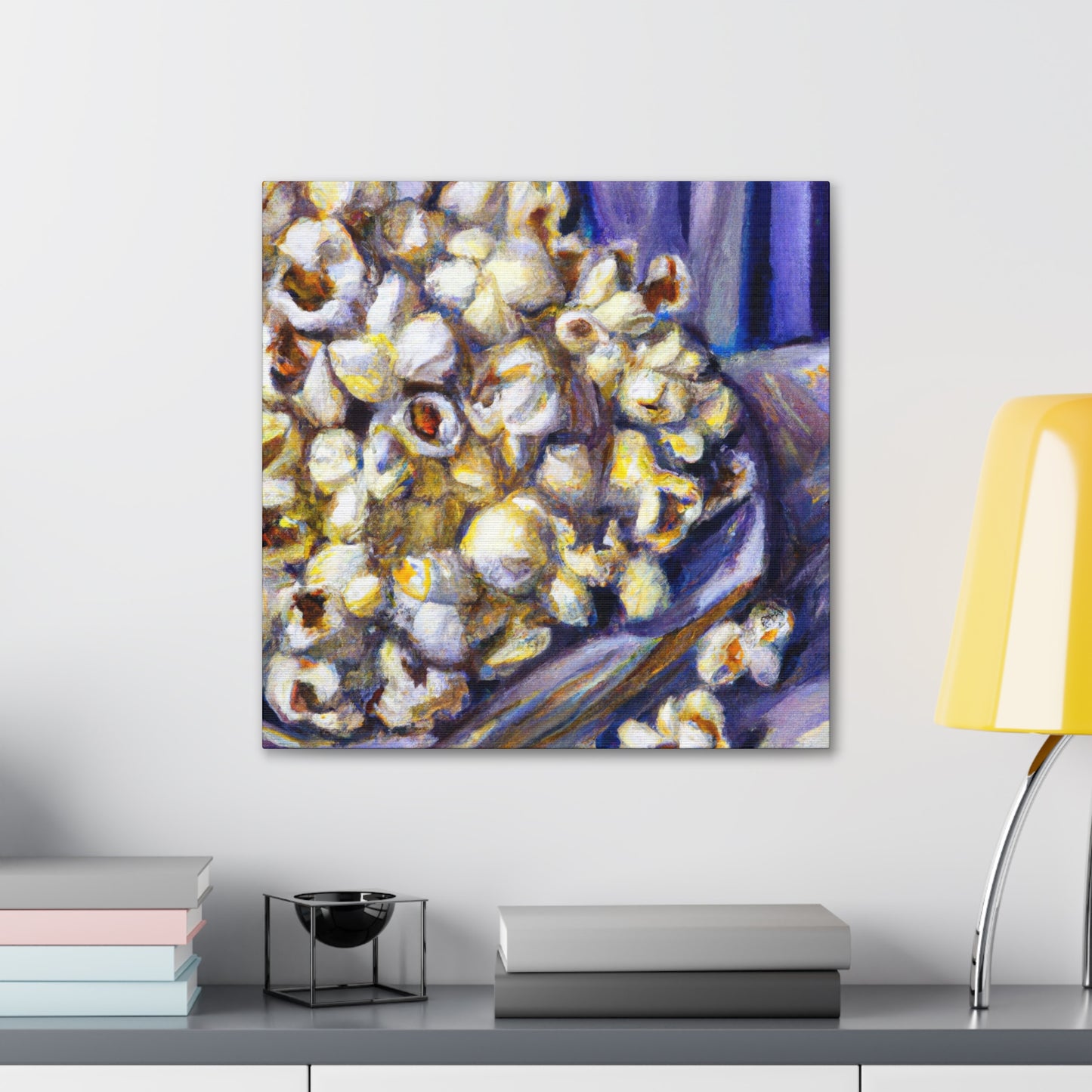 "Popcorn Delight Hyperrealism" - Canvas