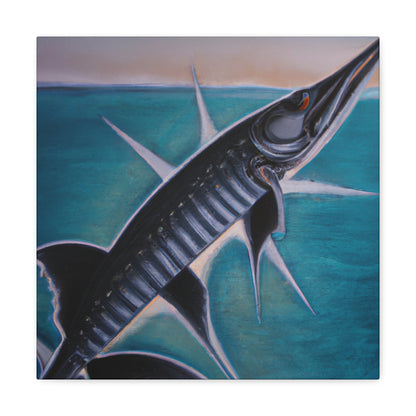 "Barracuda's Art Deco". - Canvas