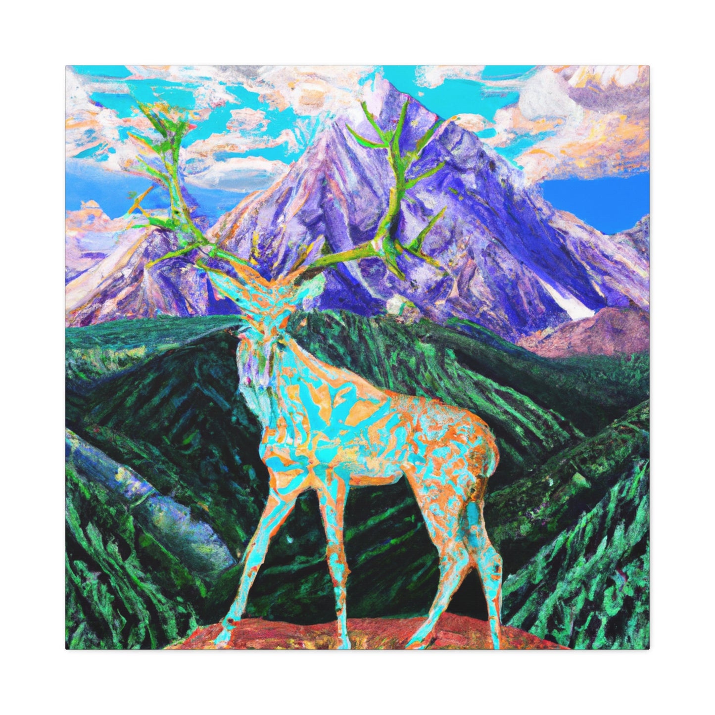 Deer in Dreamland - Canvas