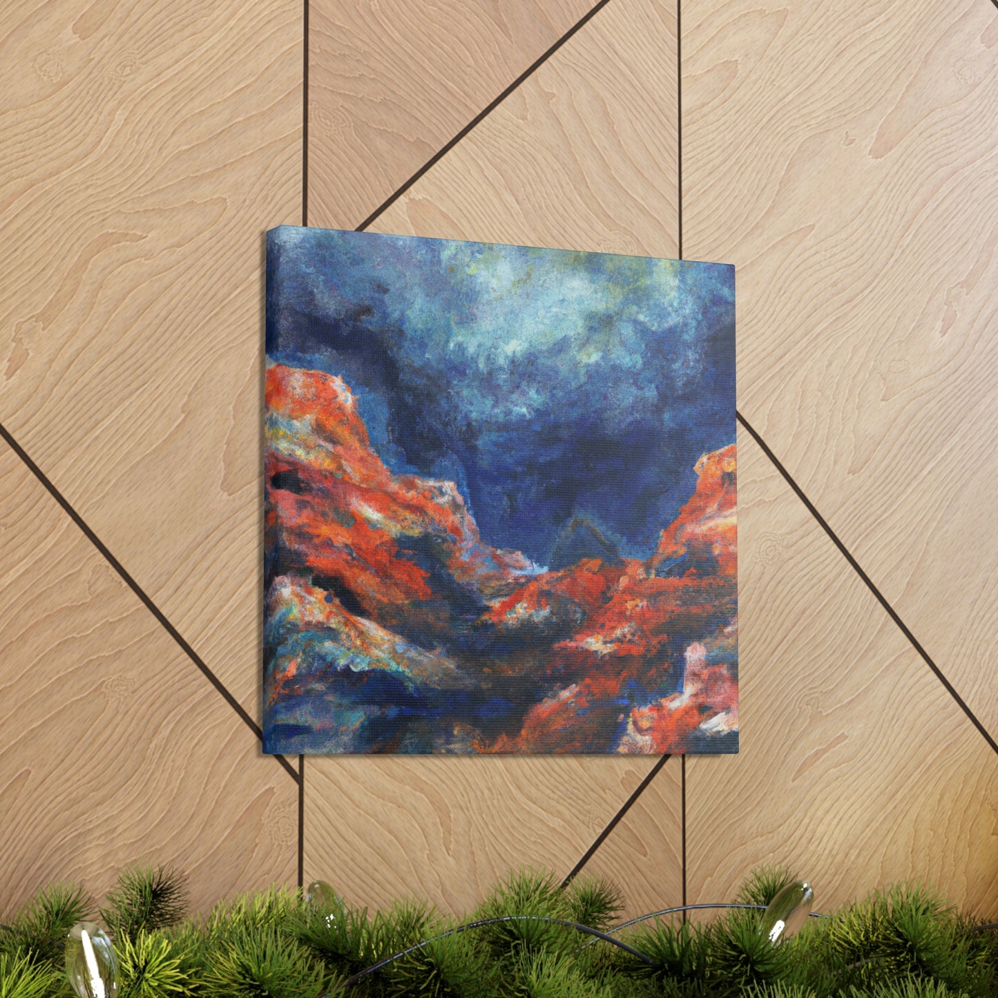 "Canyon in Impressionism" - Canvas