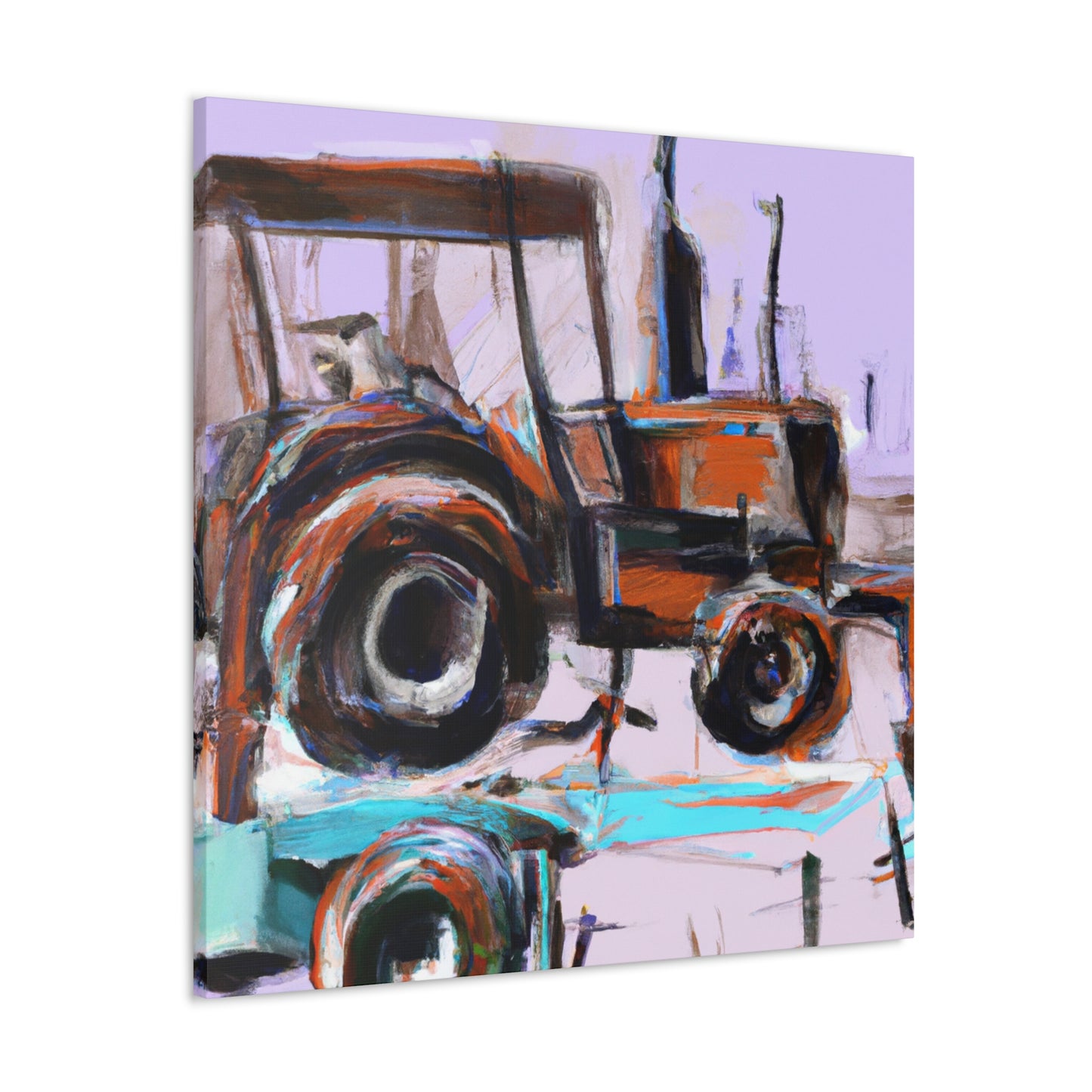 "Tractor of Abstraction" - Canvas