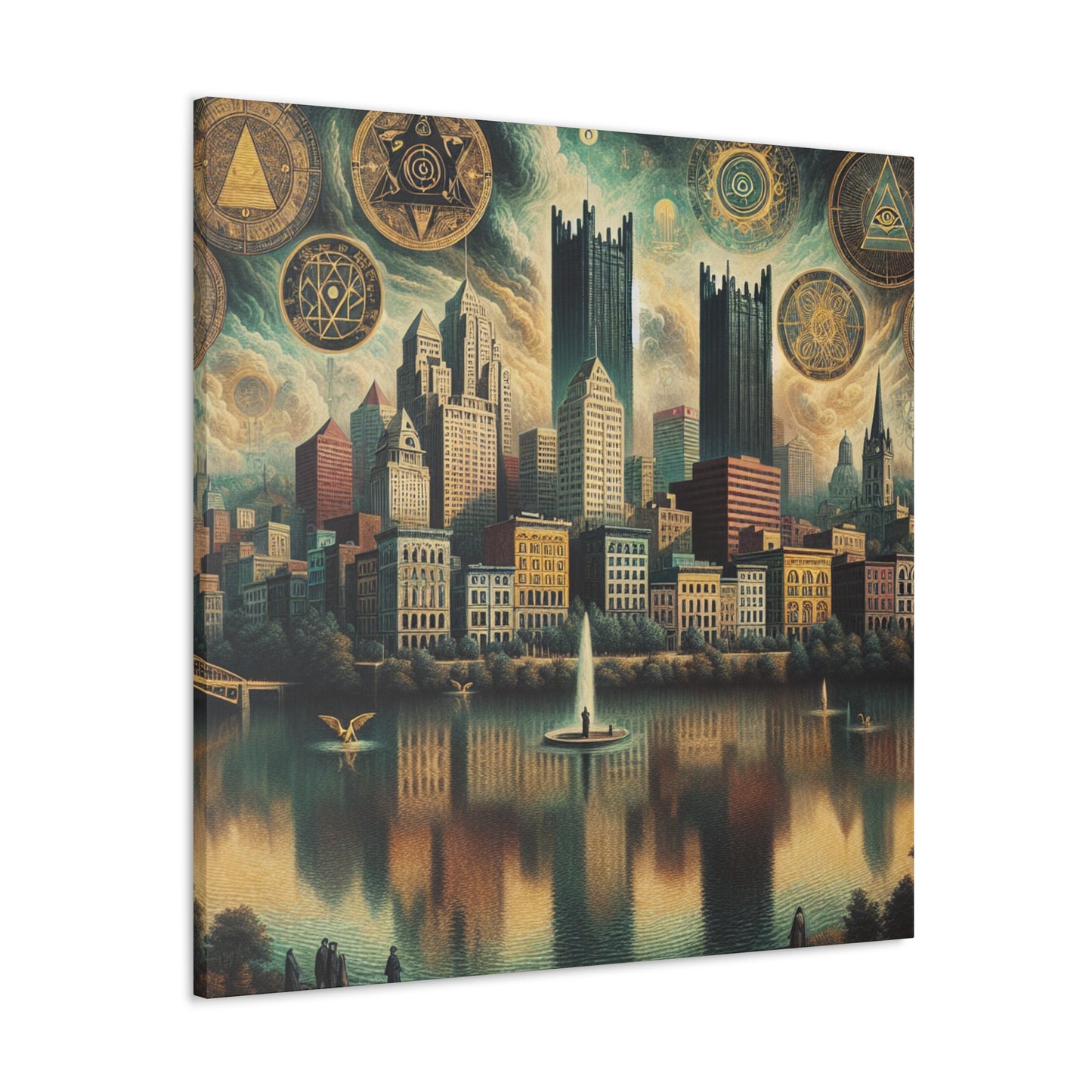 "Steel City Serenity" - Canvas