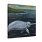 "Narwhal in Moonlight" - Canvas