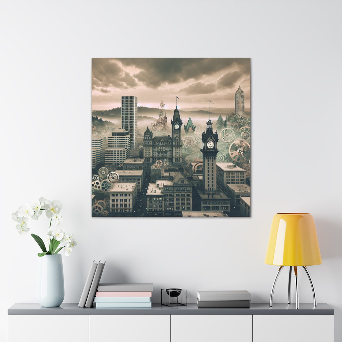 Industrial Dreams of Portland - Canvas