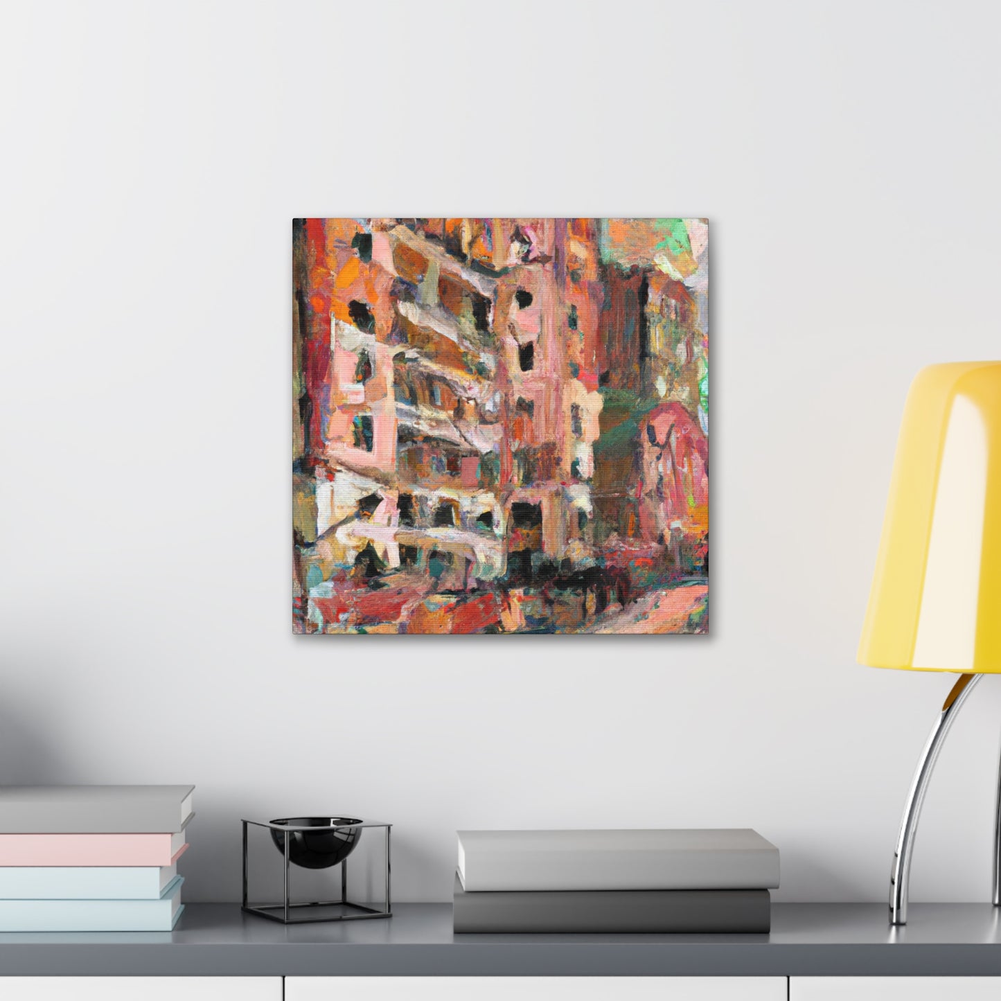 "Brutalist Impressionism" - Canvas