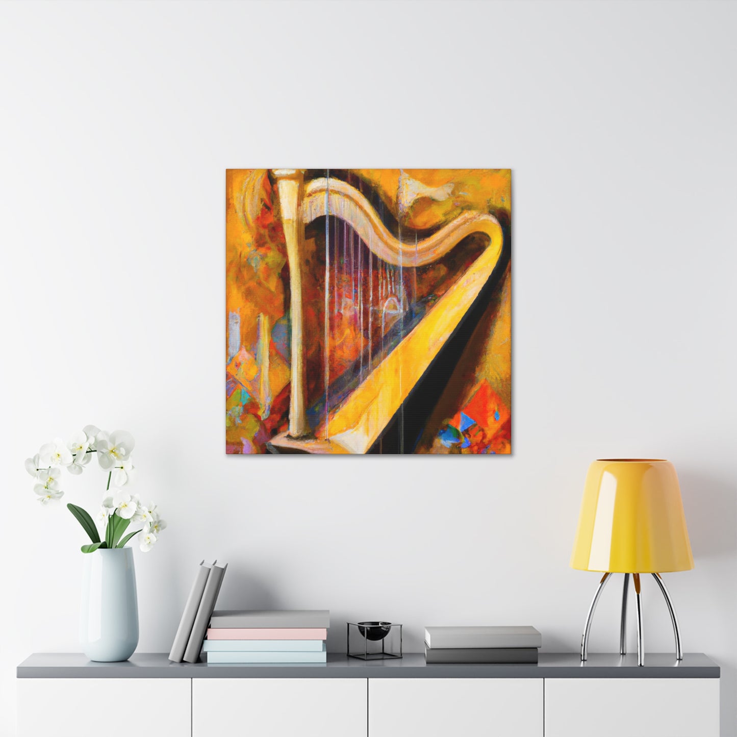 "Harp in Harmony" - Canvas