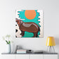 Swimming Hippo Dreams - Canvas