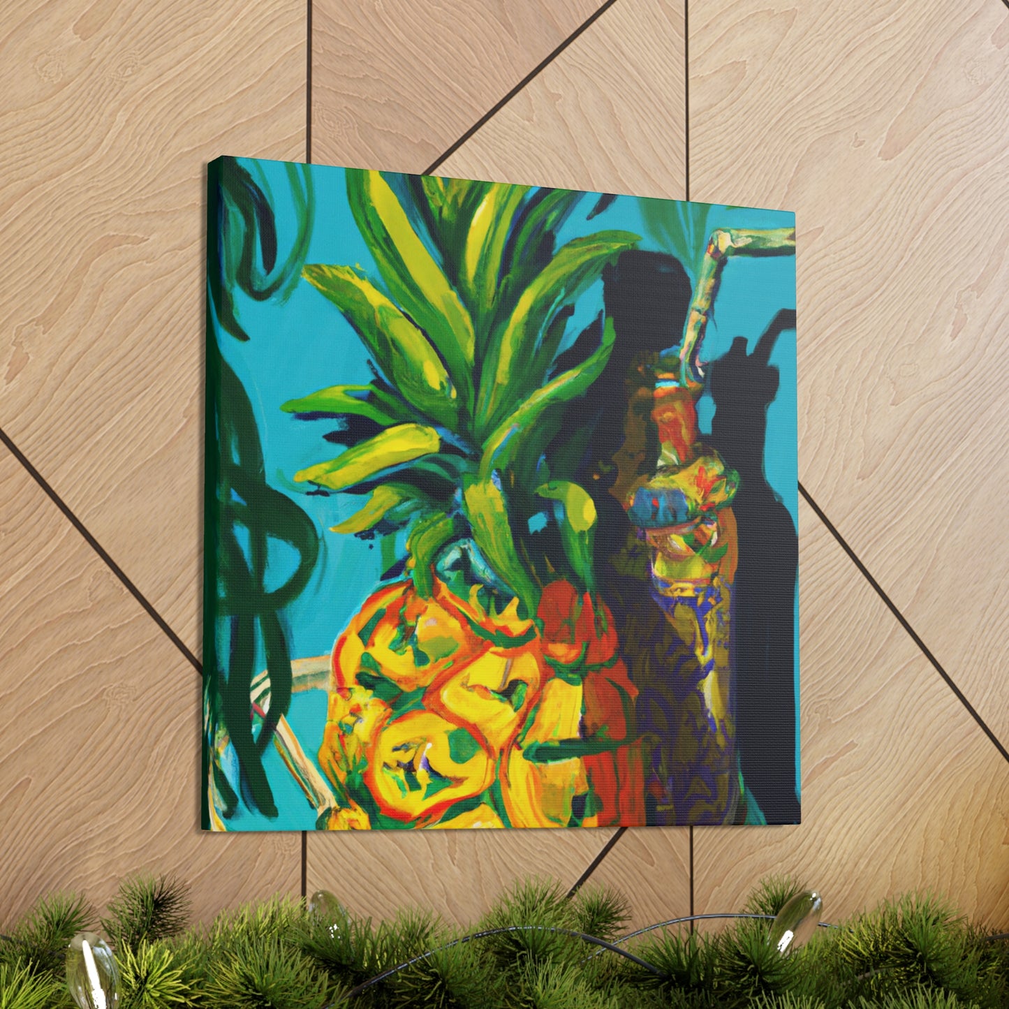 Pineapple in Neoclassicism - Canvas