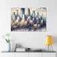 "Vibrant Metropolis Awakening" - Canvas