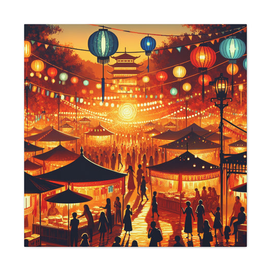 Euphoric Vibrant Gatherings - Canvas