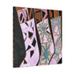 "Stocking Dreams Art Deco" - Canvas