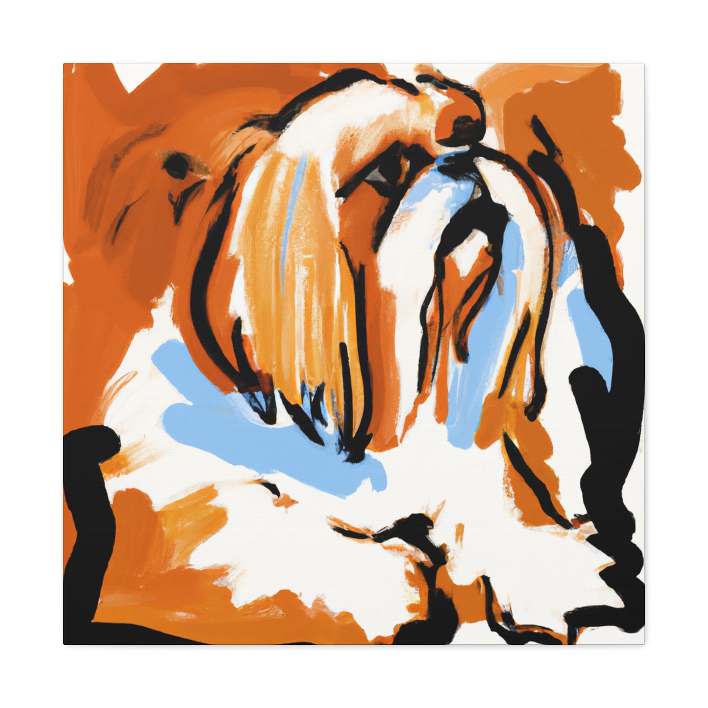 "Pekingese Times Infinity" - Canvas