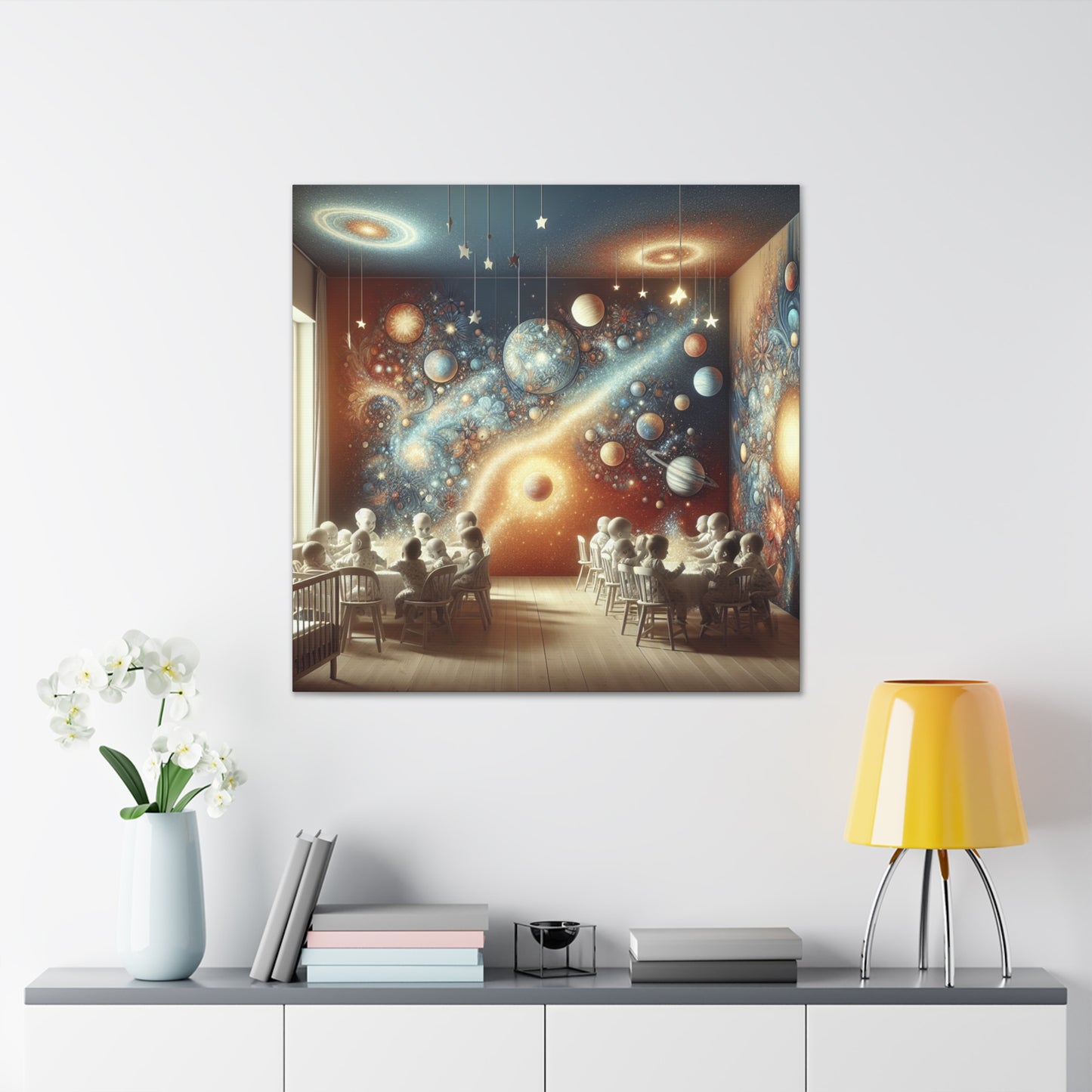 Cosmic Dreamscape Journey - Canvas