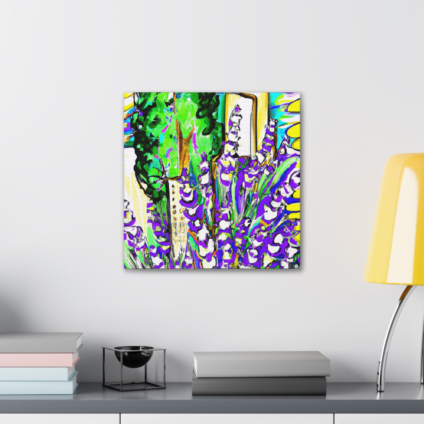 Lavender in Moonlight - Canvas