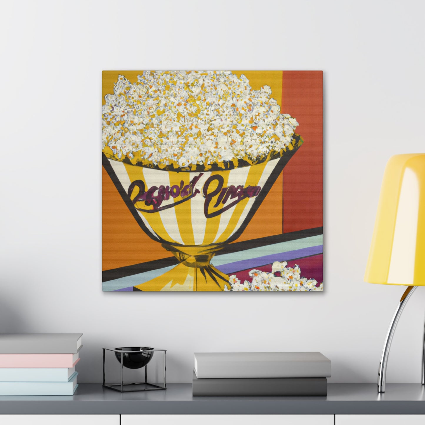 "Popcorn Art Deco Dream" - Canvas