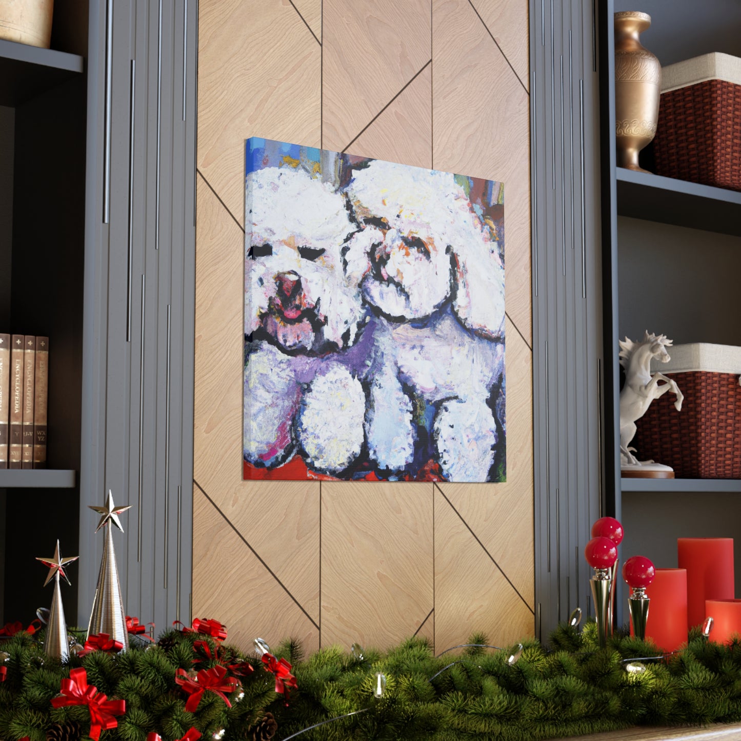 Bichon Frise Impressionism - Canvas