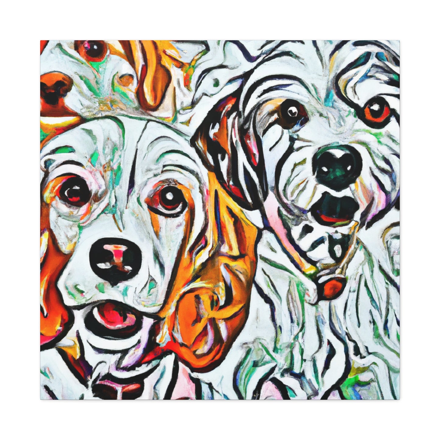 Spaniel in Abstractions - Canvas