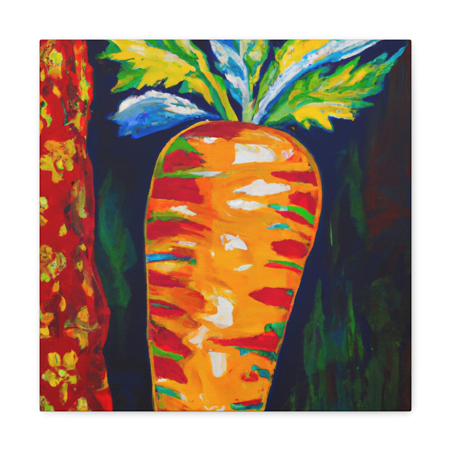 "Carrot in Baroque" - Canvas