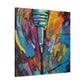 "Vocal Expressionism Microphone" - Canvas