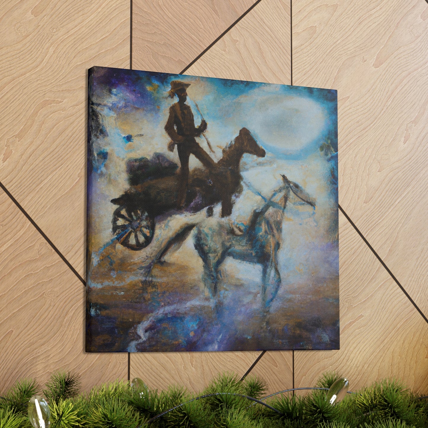 "Ride on the Stagecoach" - Canvas