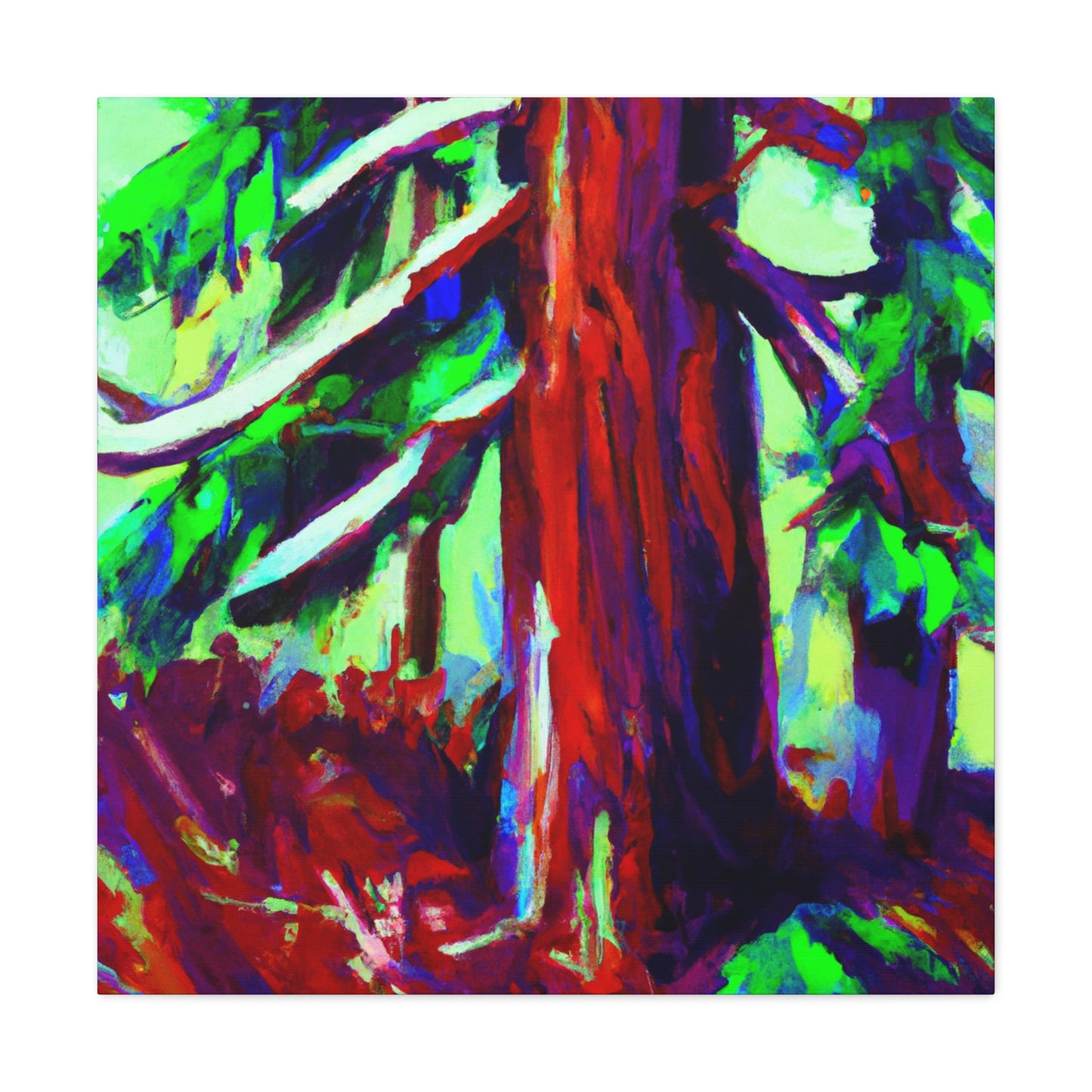 "Redwood in Abstraction" - Canvas